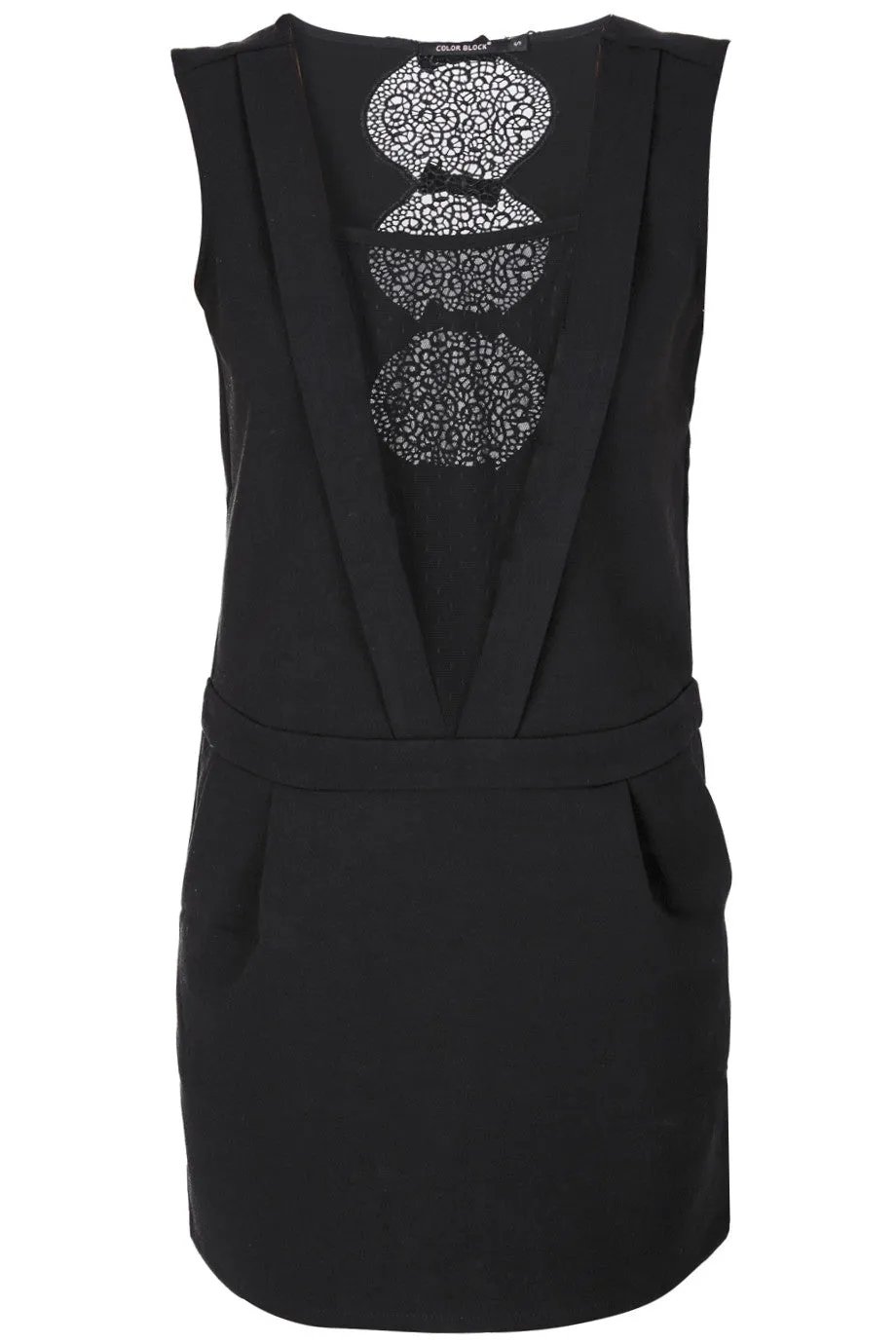 C BLOCK BASILIA Black Cocktail Evening Dress