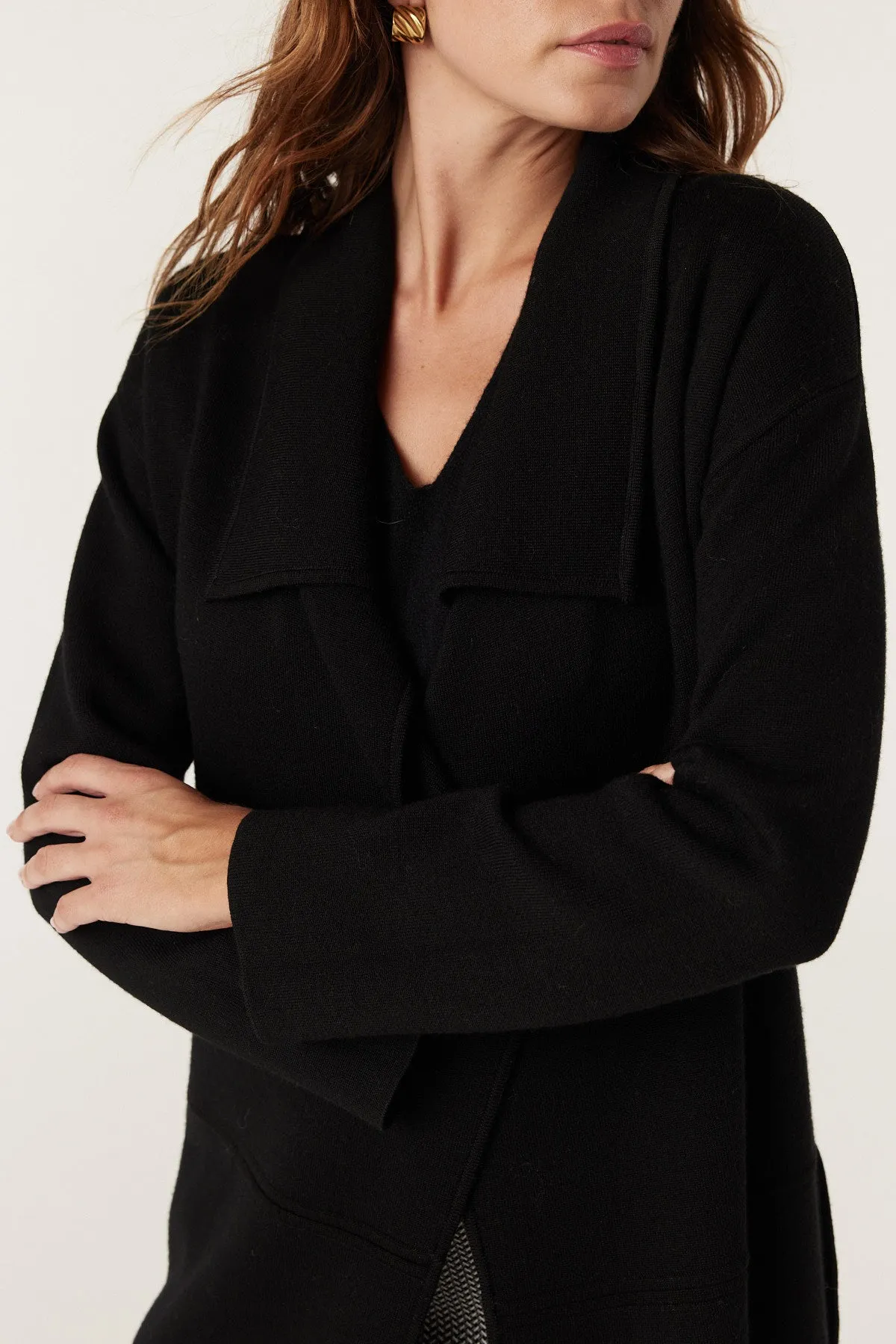 CABLE Parsons Merino Cardigan