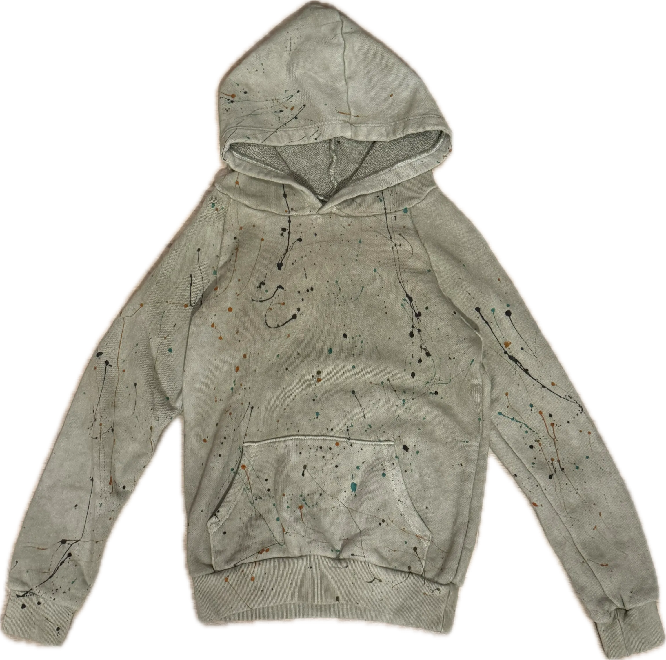Californian Vintage- Multi Splatter Army Hoodie