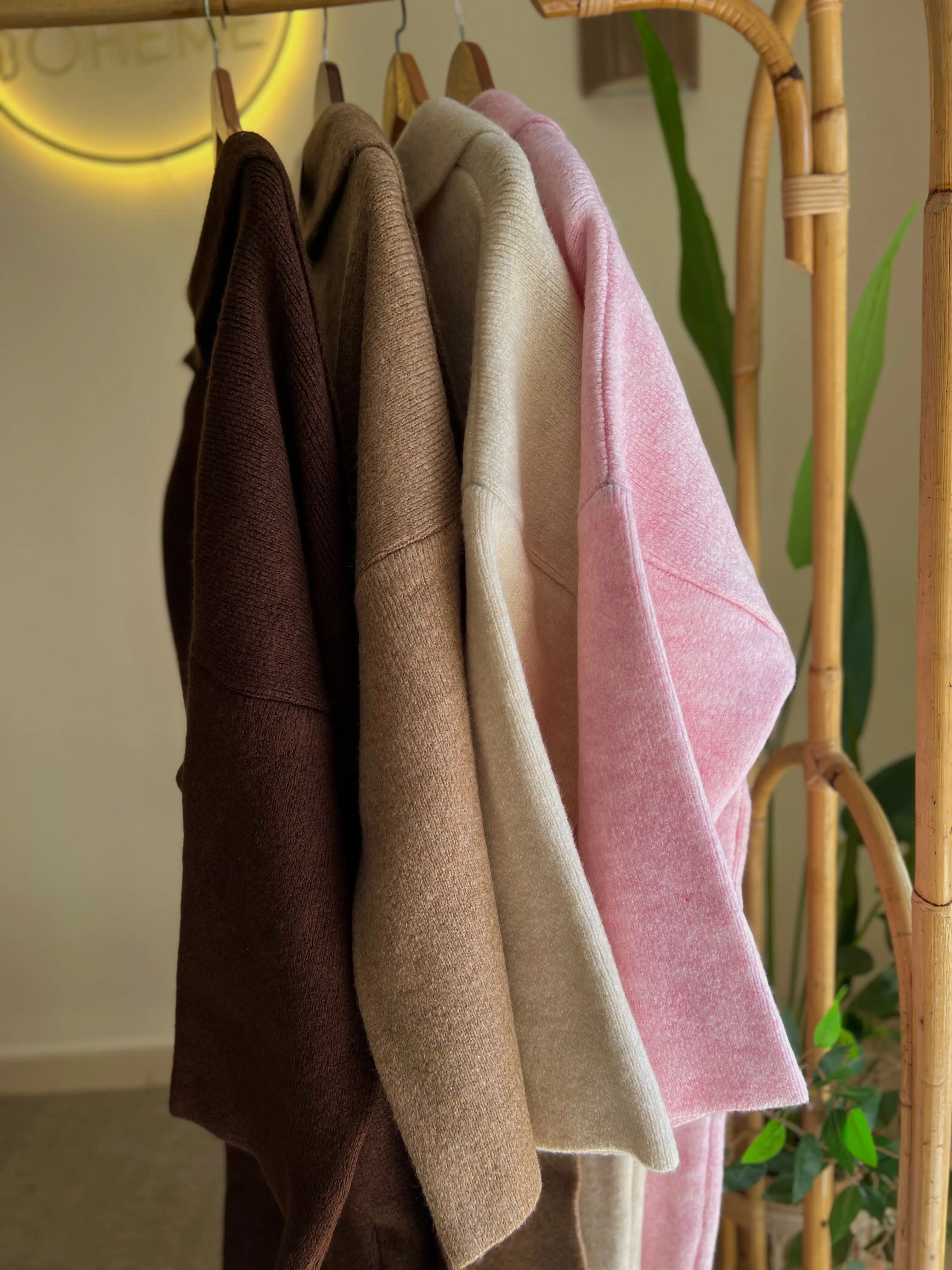 Camel Heavy Longline Coat Cardigan