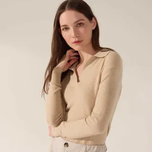Camila Airy Collared cashmere Sweater by Italic