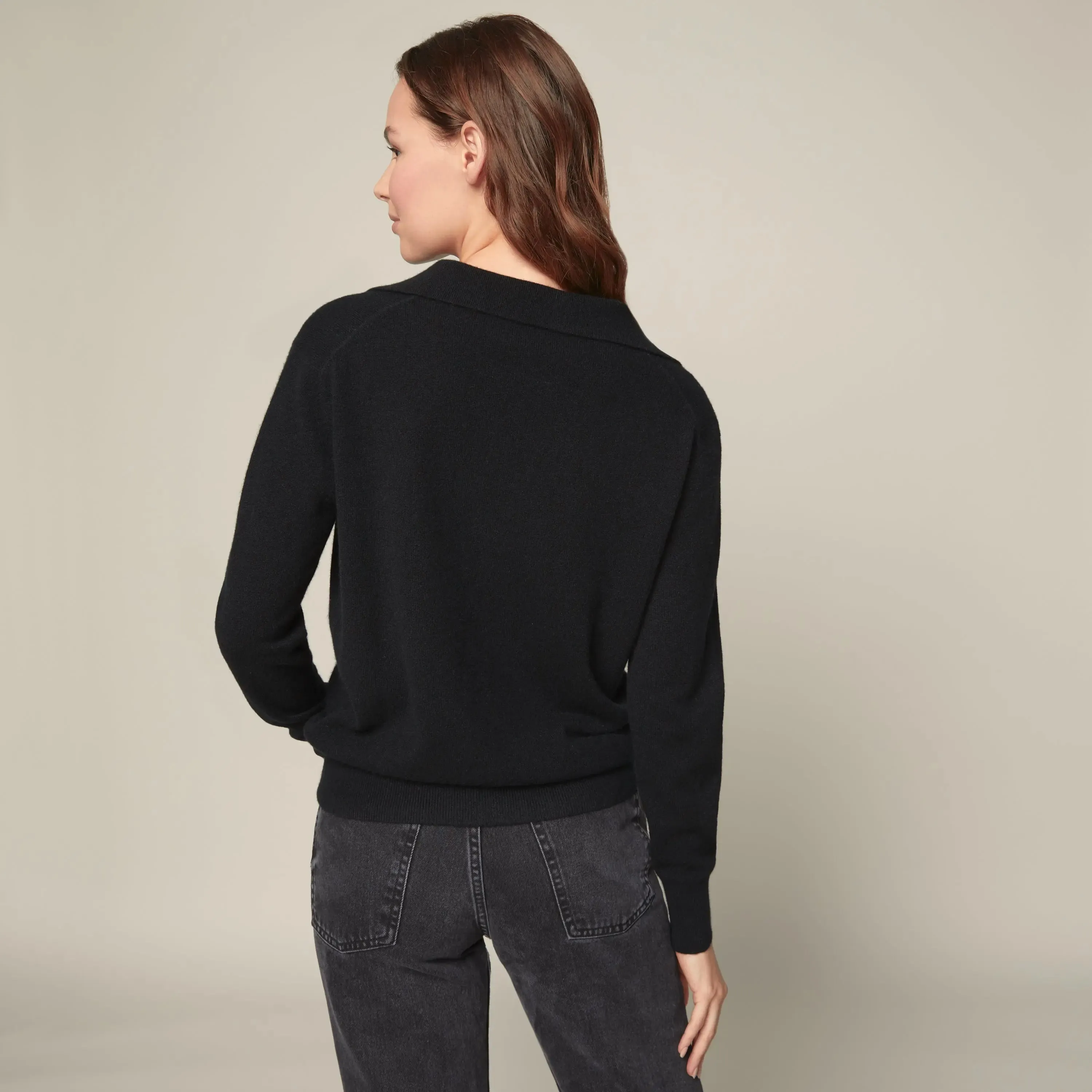 Camila Airy Collared cashmere Sweater by Italic