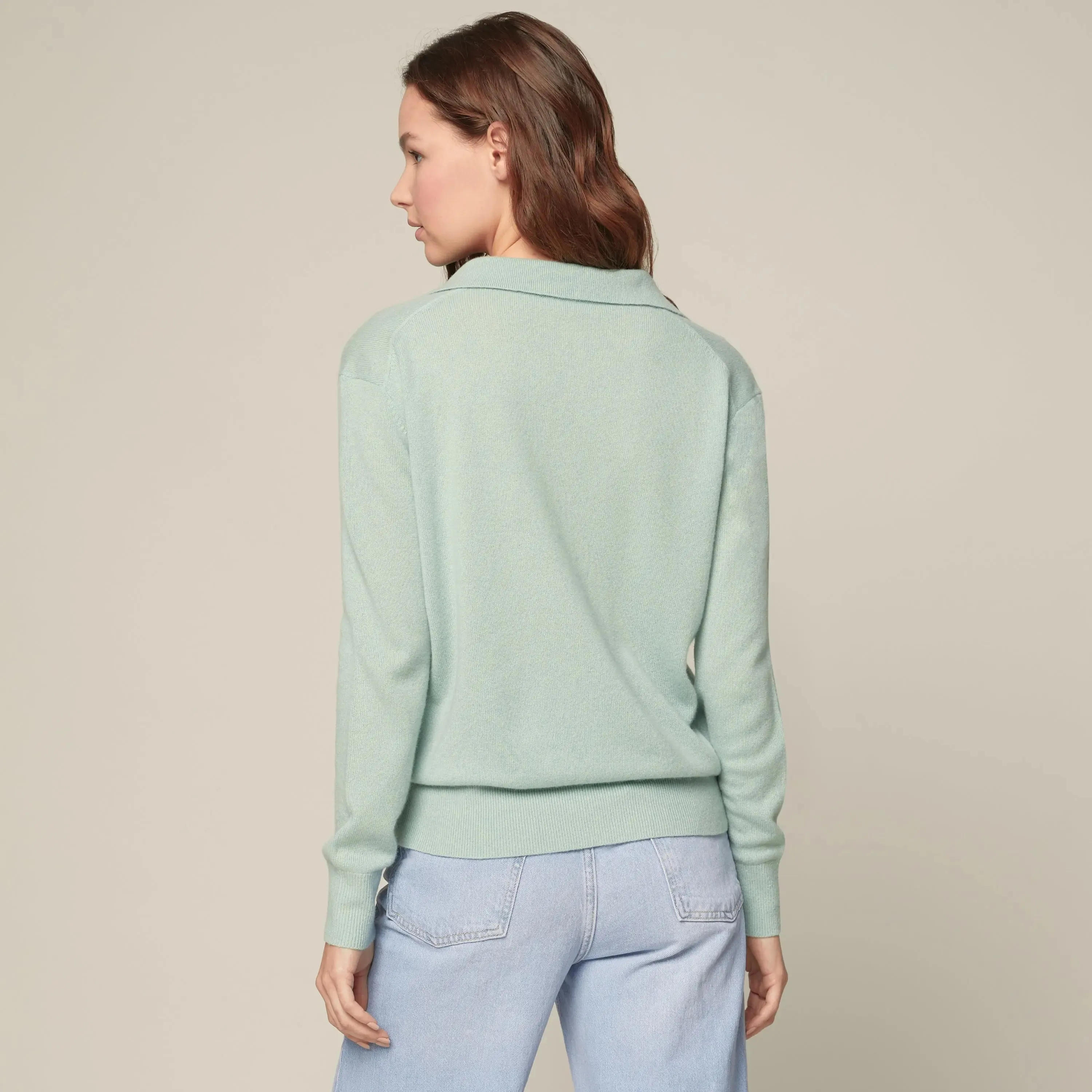 Camila Airy Collared cashmere Sweater by Italic