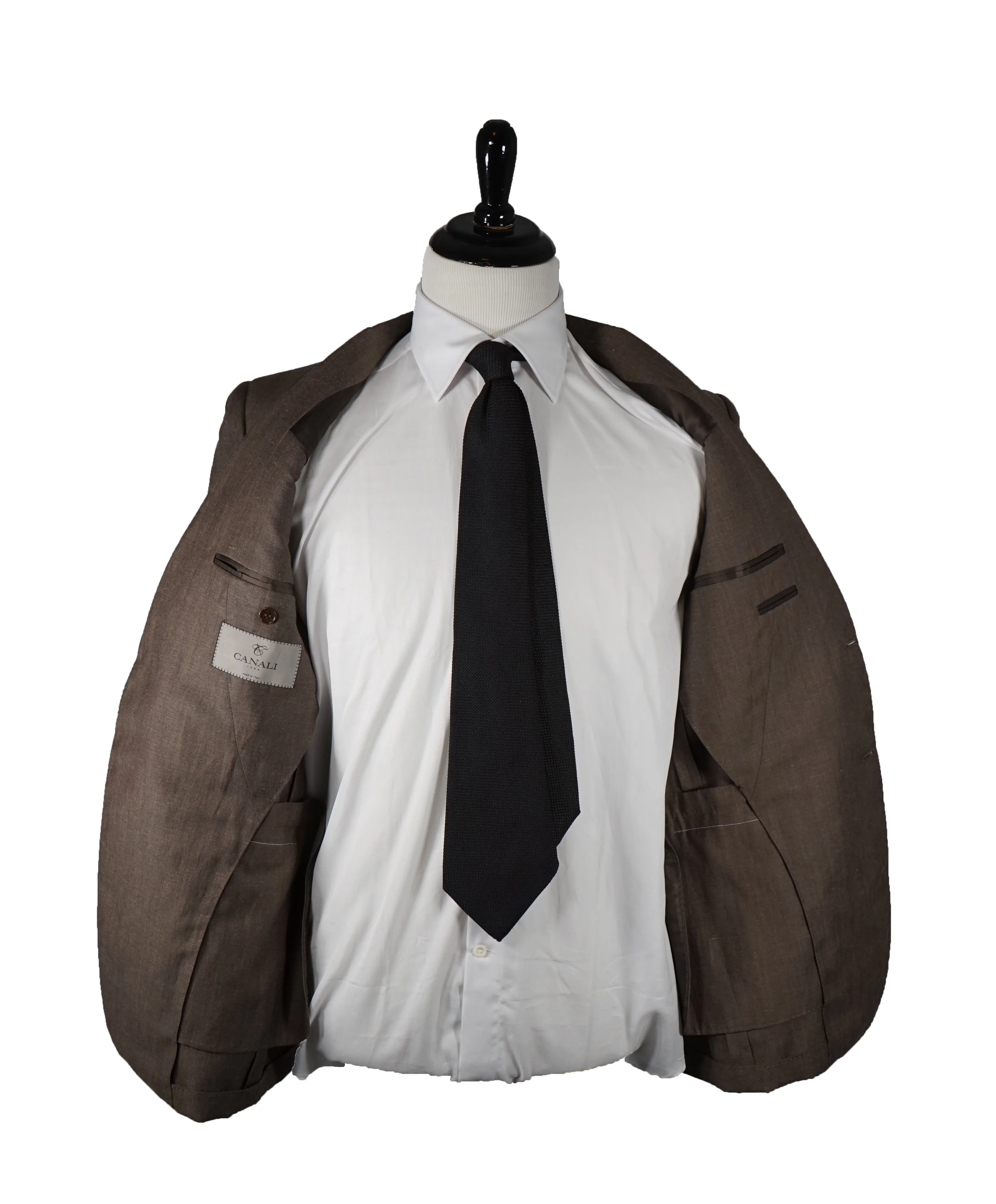 CANALI - Wool/Linen Blend Partially Lined Suit - 42R