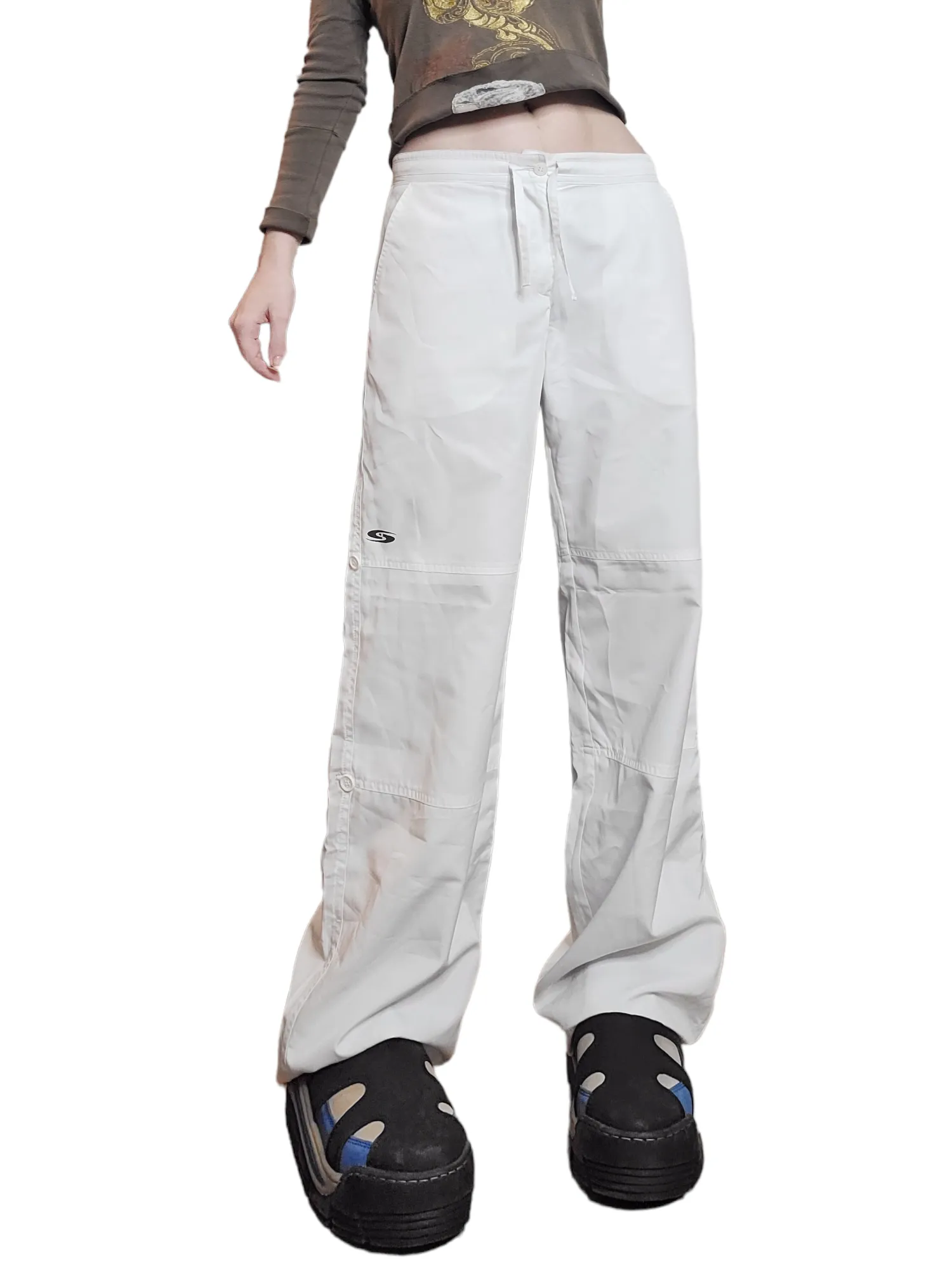 Cargo parachute blanc 90s
