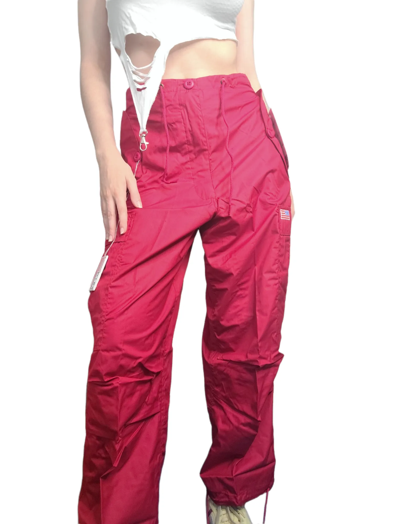 Cargo parachute rouge vintage