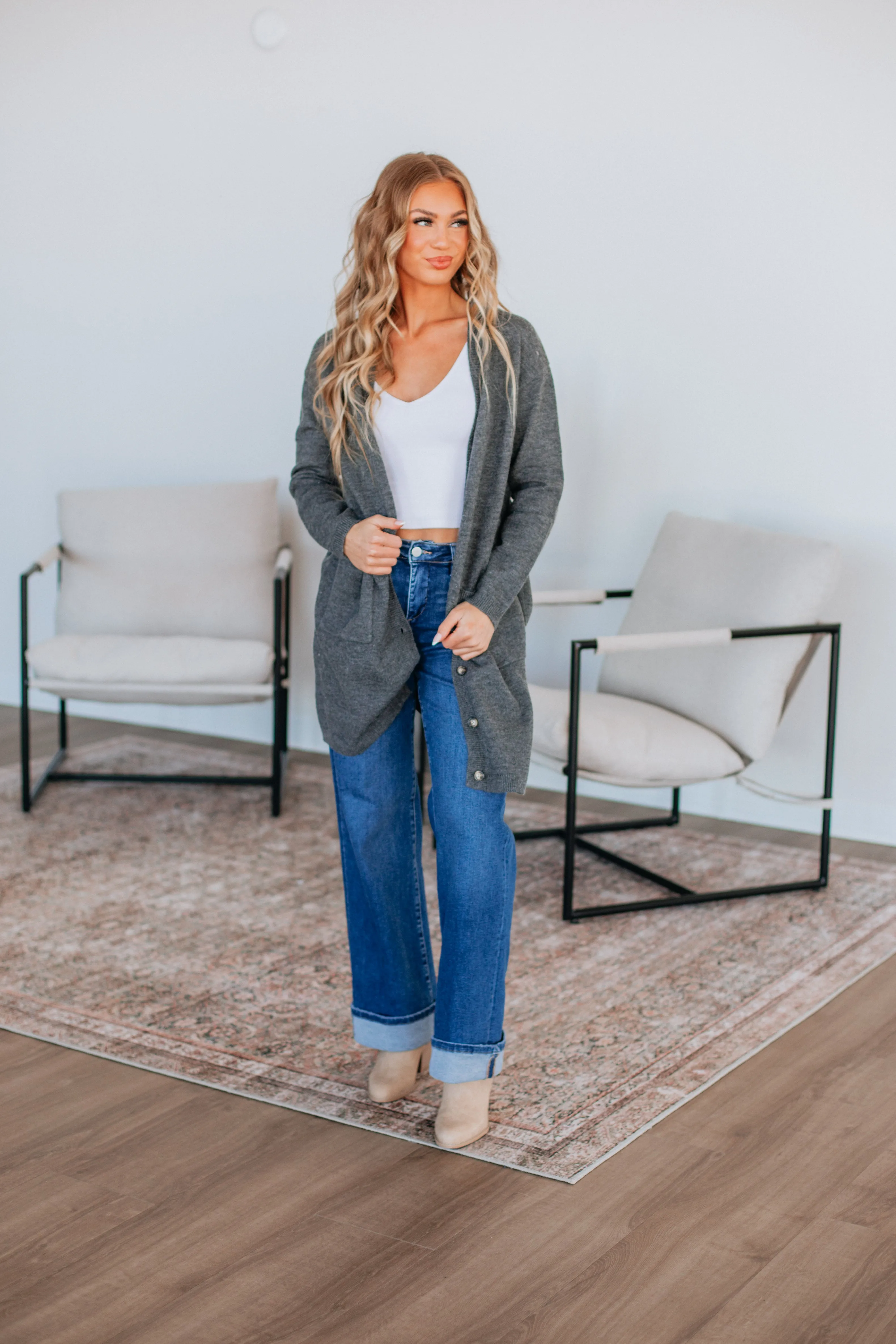 Carrie Longline Cardigan