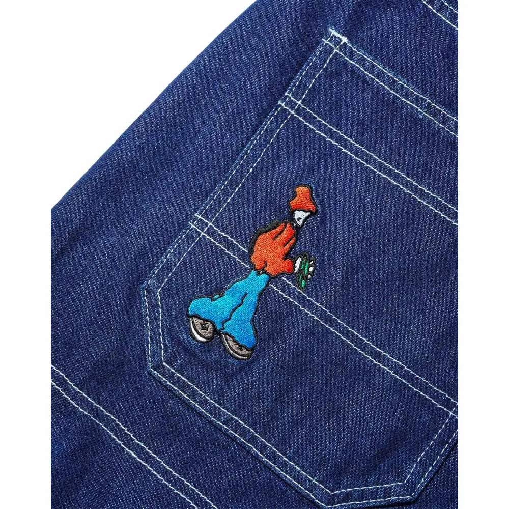 Cash Only - Aleka Cargo Jeans Dark Indigo