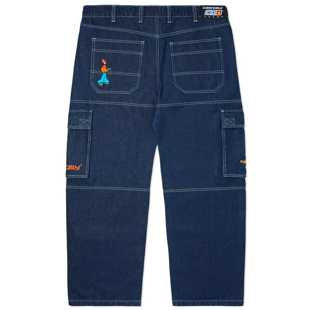 Cash Only - Aleka Cargo Jeans Dark Indigo