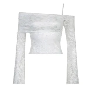 Cher Lace Off Shoulder Top