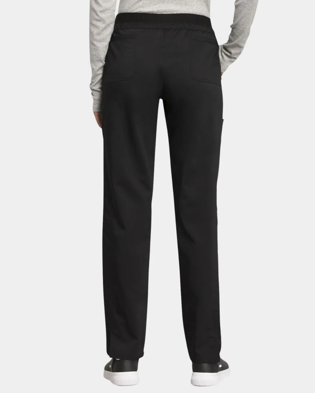 Cherokee Womens Mid Rise Straight Leg Pull-on Pant - WW110