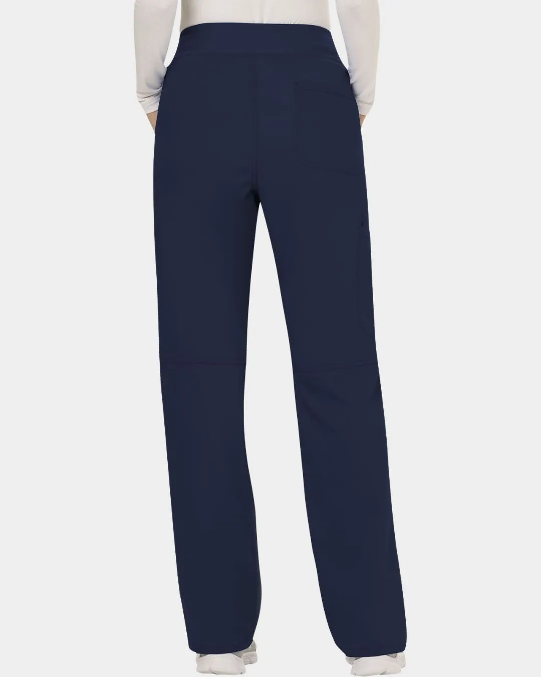 Cherokee Womens Mid Rise Straight Leg Pull-on Pant - WW110