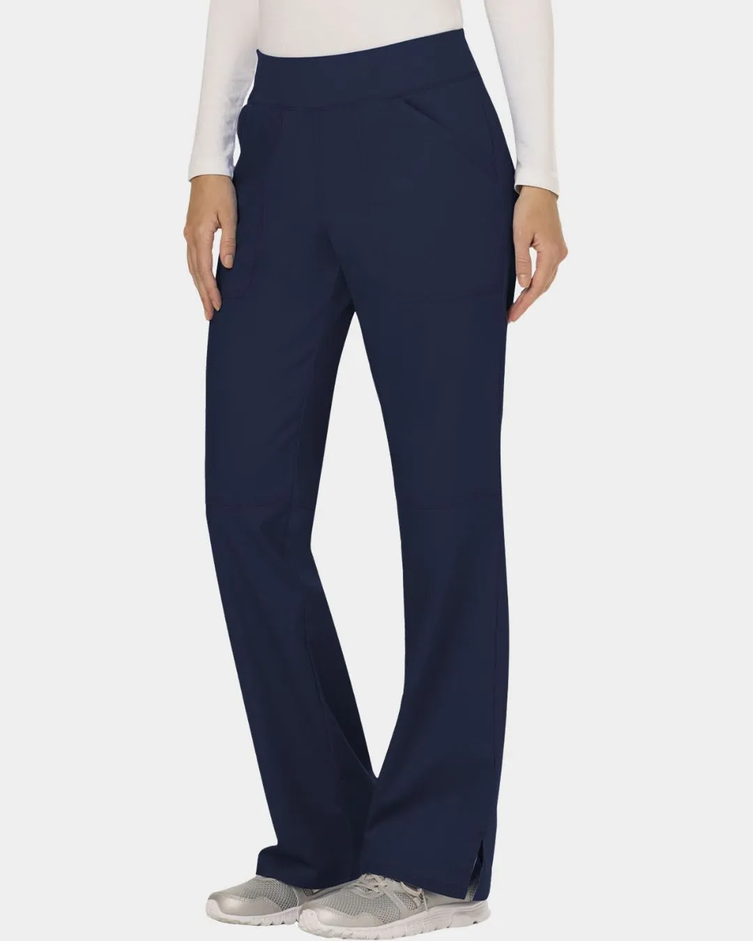 Cherokee Womens Mid Rise Straight Leg Pull-on Pant - WW110