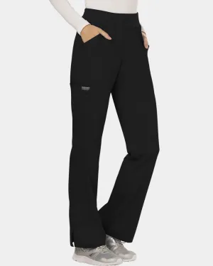 Cherokee Womens Mid Rise Straight Leg Pull-on Pant - WW110