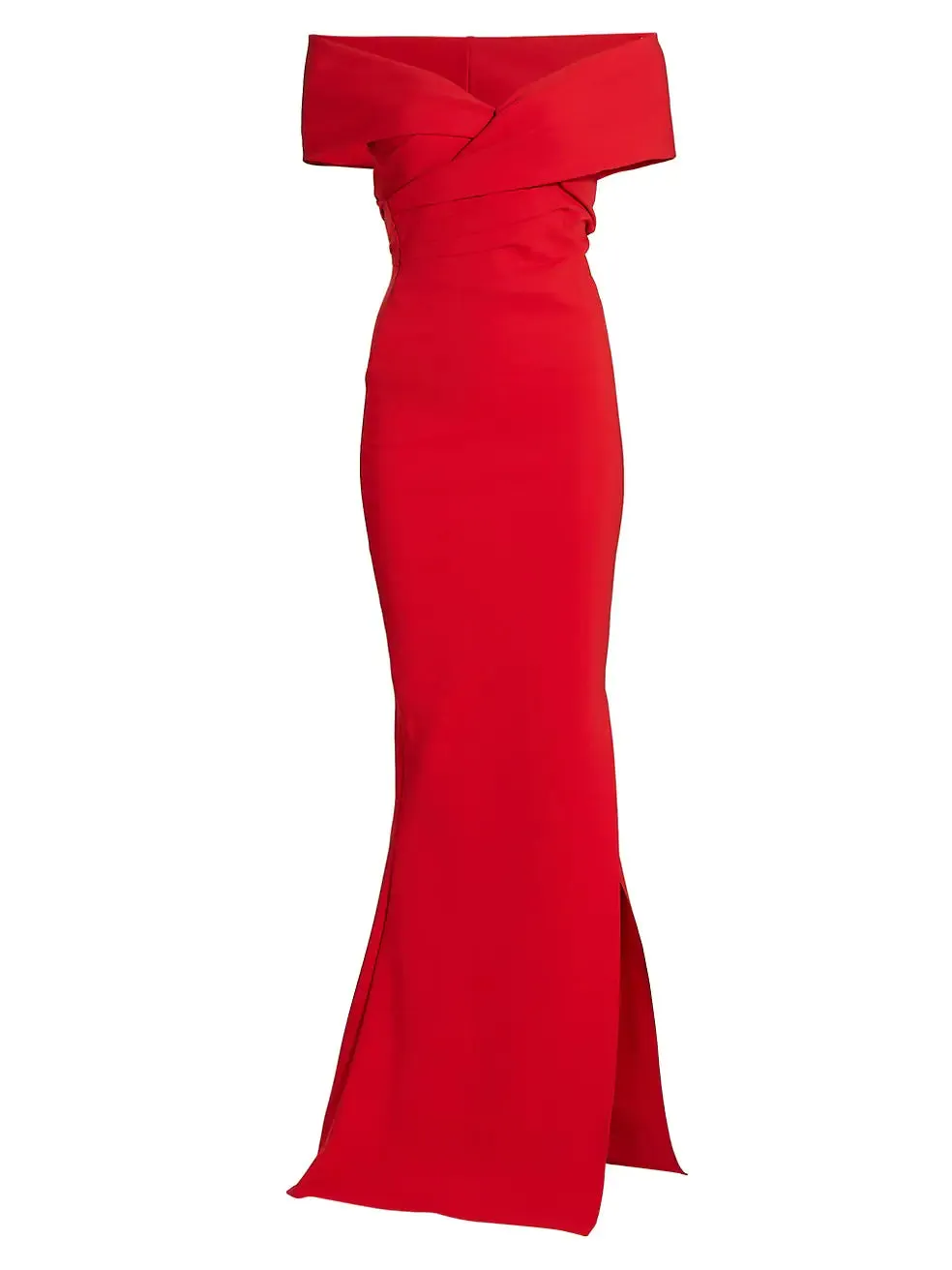 Chiara Boni Stretch Jersey Fishtail Gown