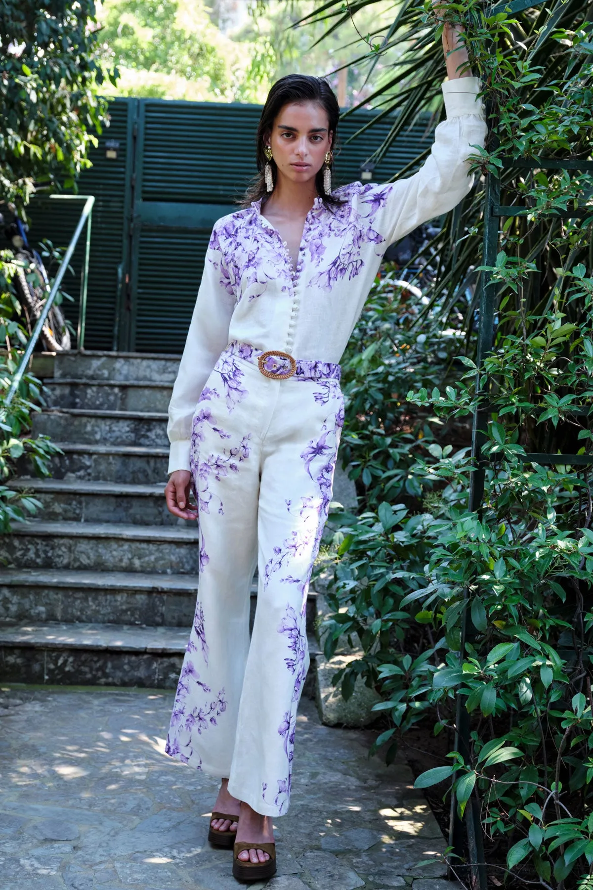 Chloris Pants - Purple