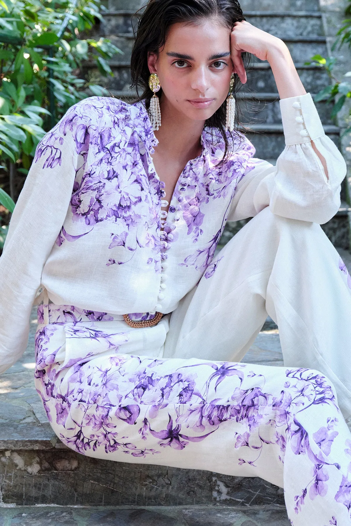 Chloris Pants - Purple