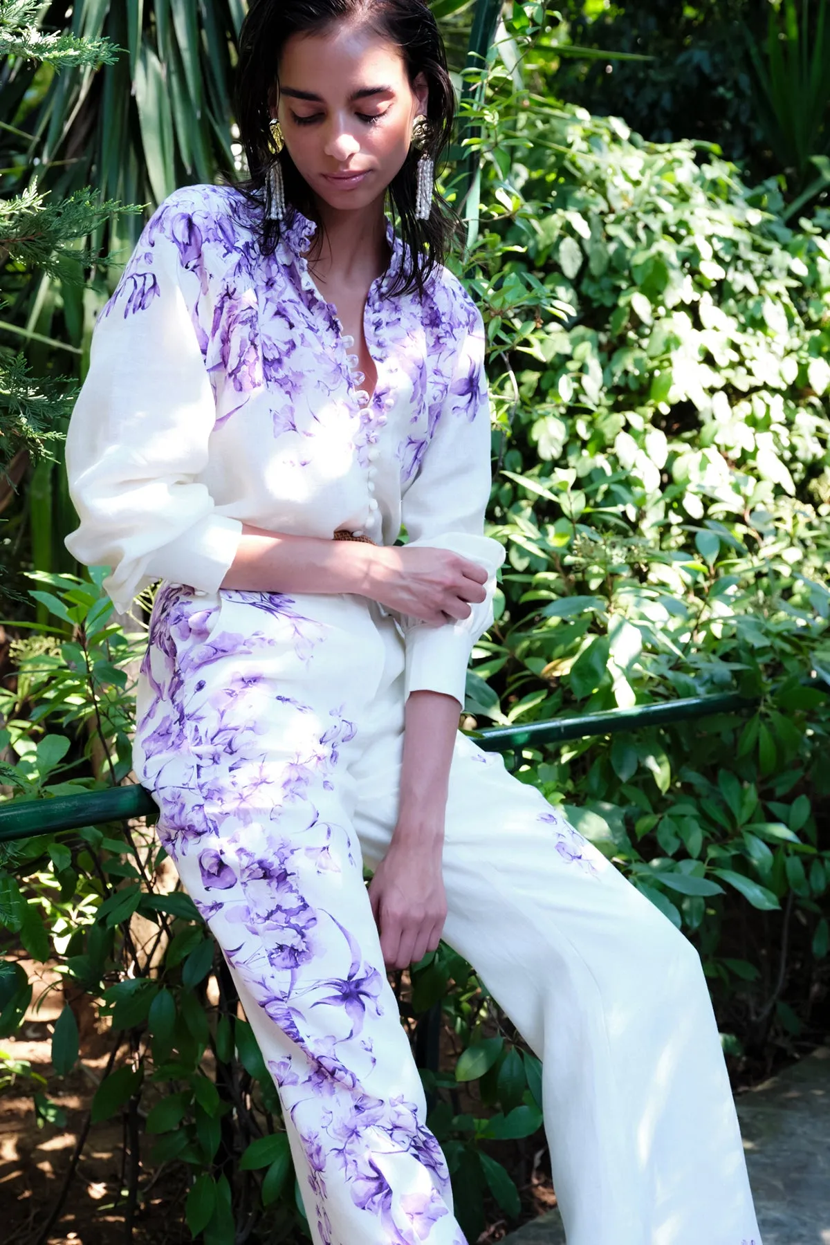 Chloris Pants - Purple