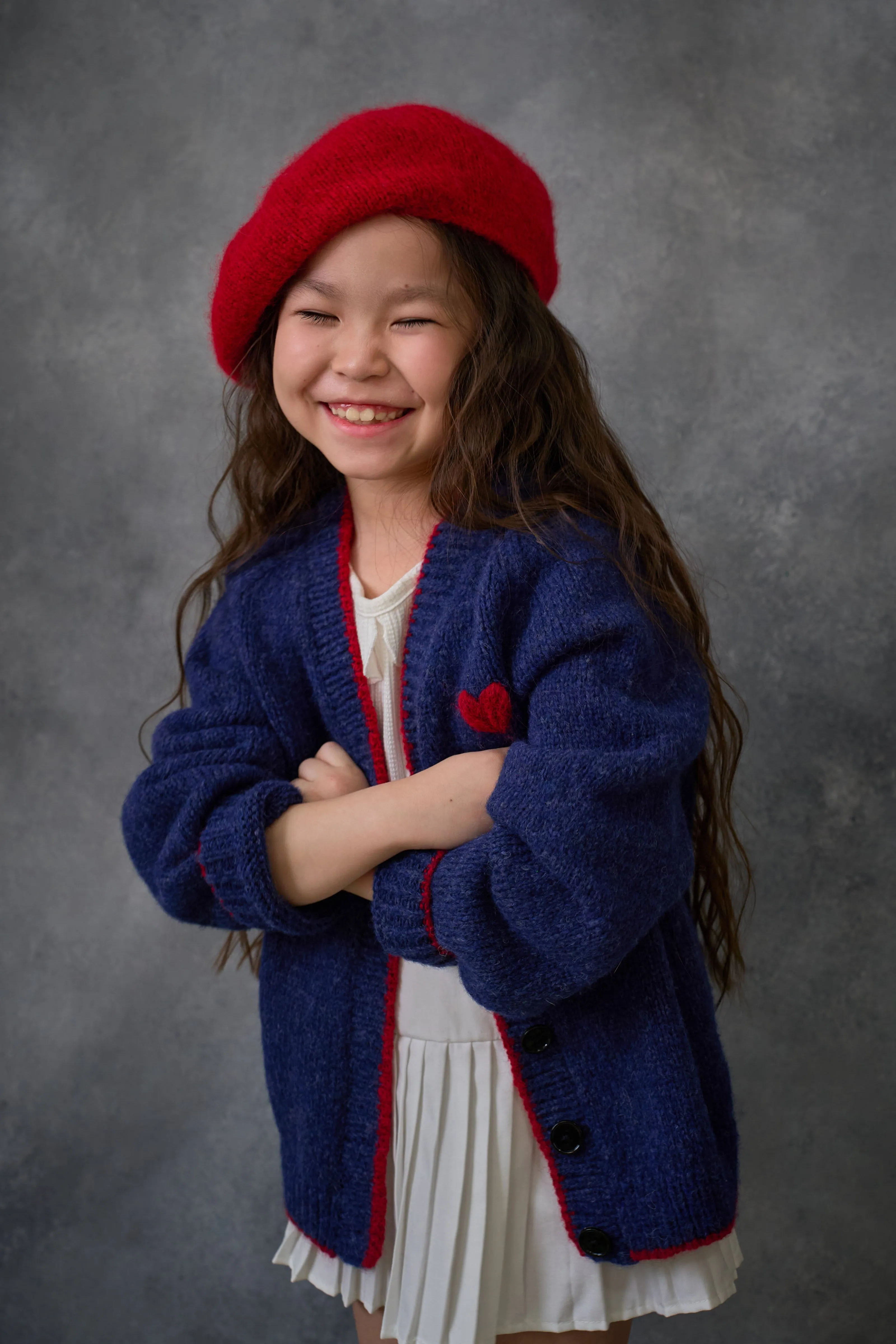 Chérie Cardigan | Dark blue