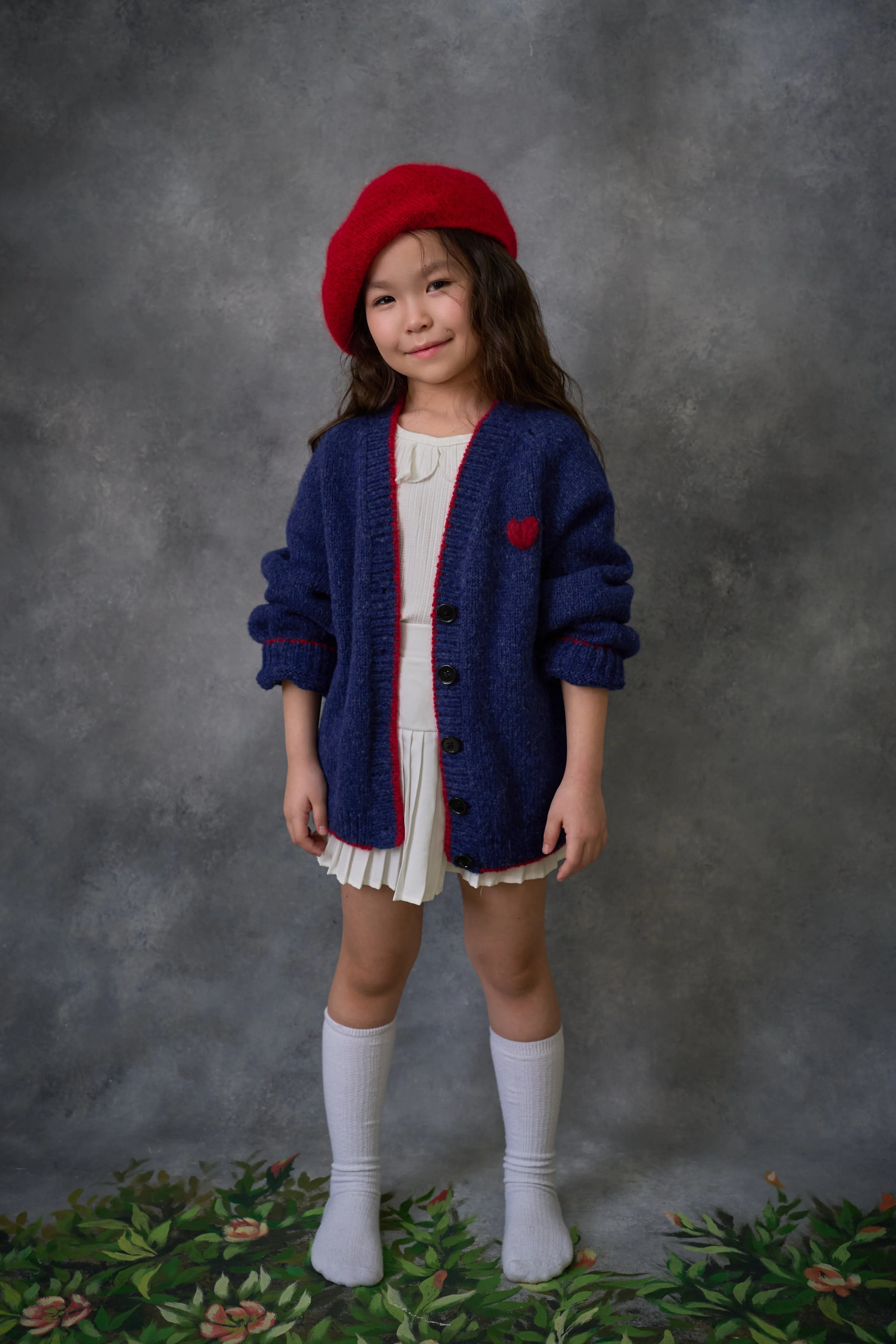 Chérie Cardigan | Dark blue