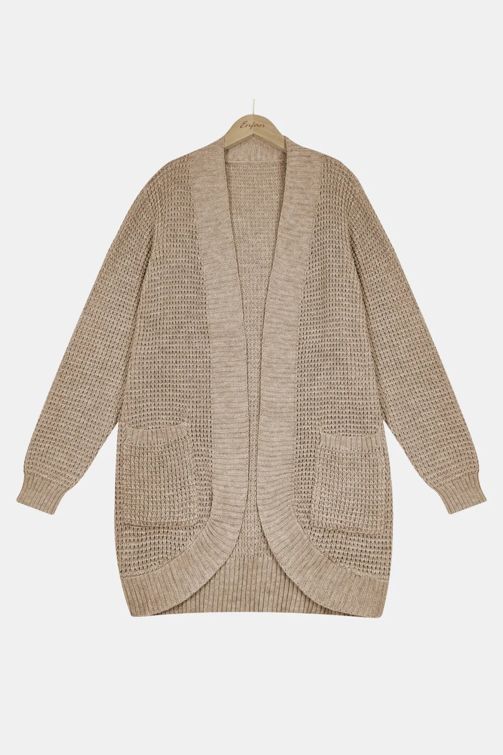 Chunky Knit Longline Cardigan with Pockets