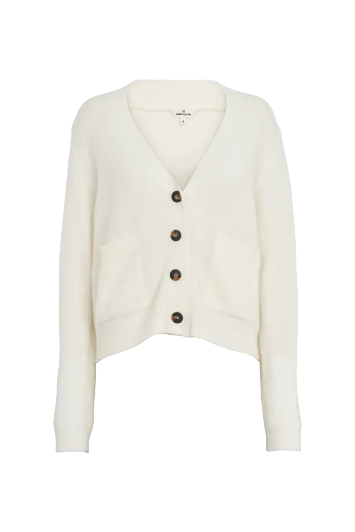 Claudia V-Cardigan W. Pockets - Birch