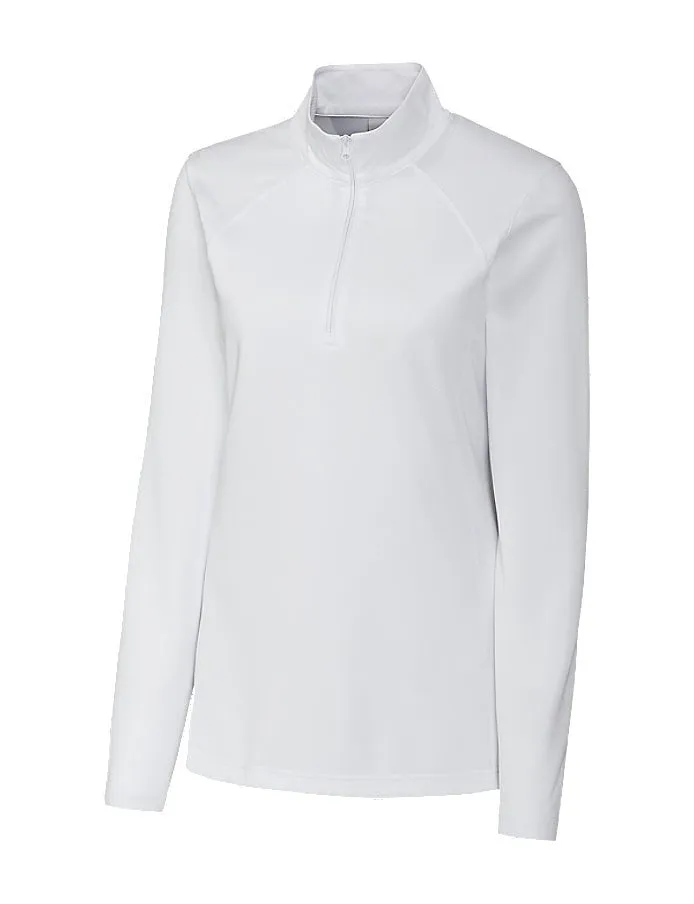 Clique Women's Ice Pique Half- Zip Tech Pullover