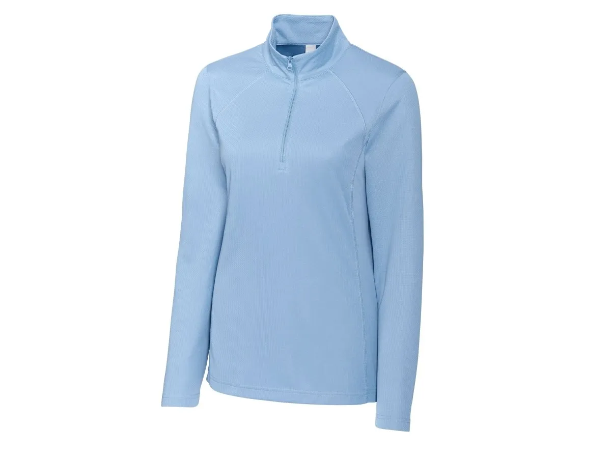 Clique Women's Ice Pique Half- Zip Tech Pullover