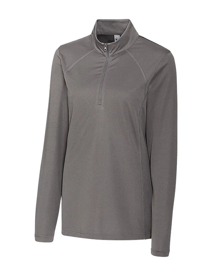 Clique Women's Ice Pique Half- Zip Tech Pullover