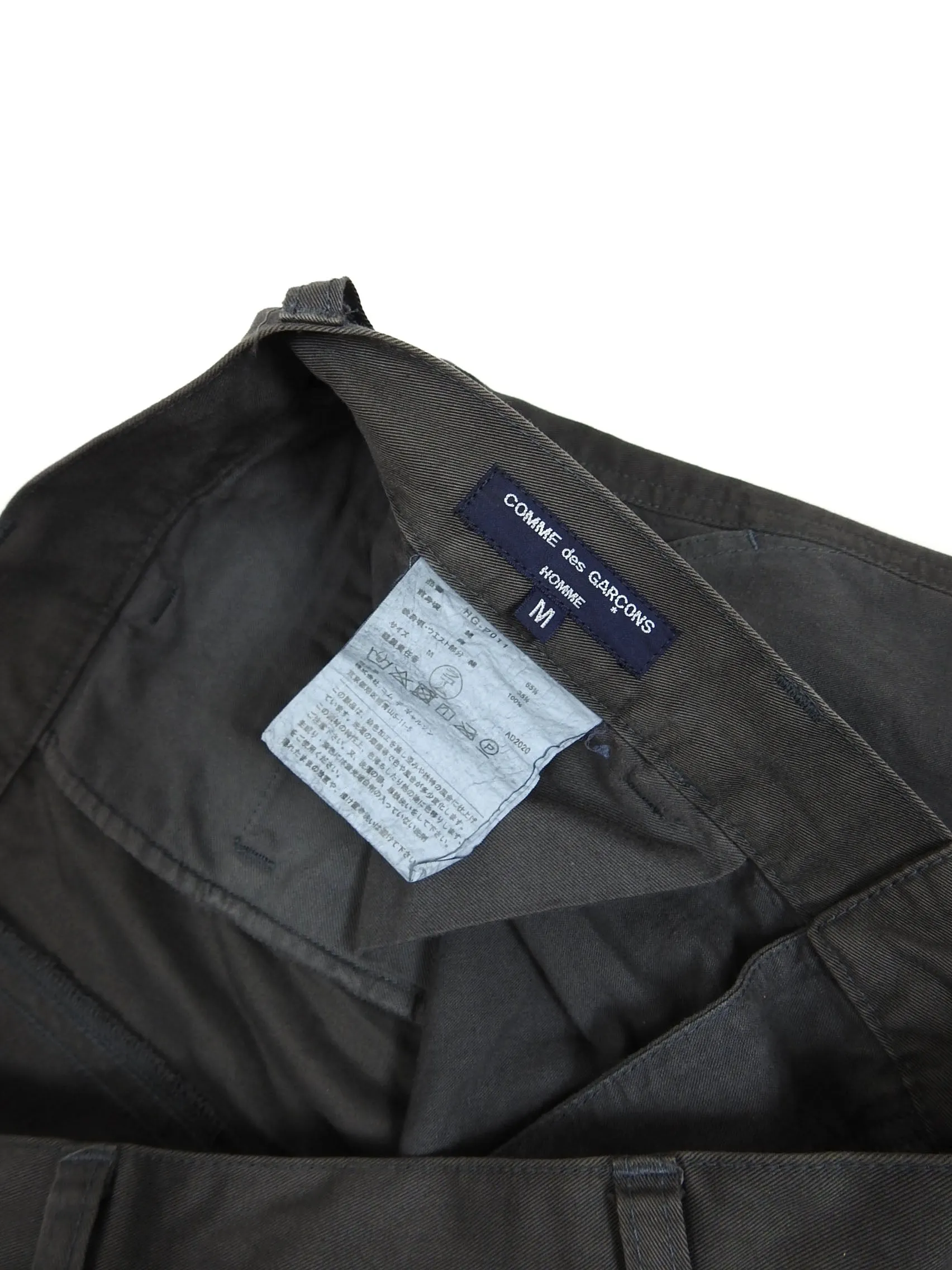 Comme Des Garçons Homme AD2020 Pants Size Medium