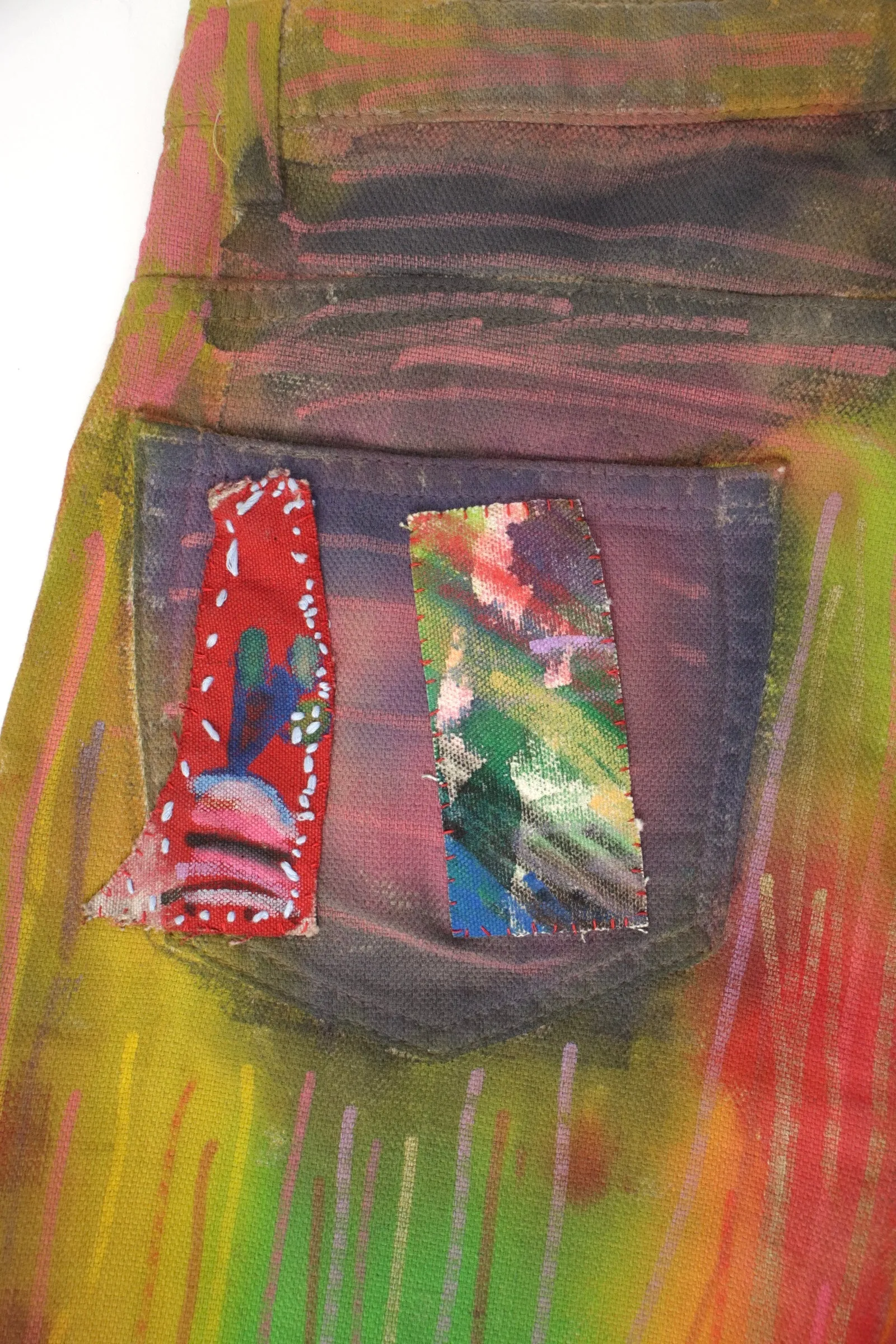 Creative Growth Lisa Lipton x 6397 Hand Painted Pants*