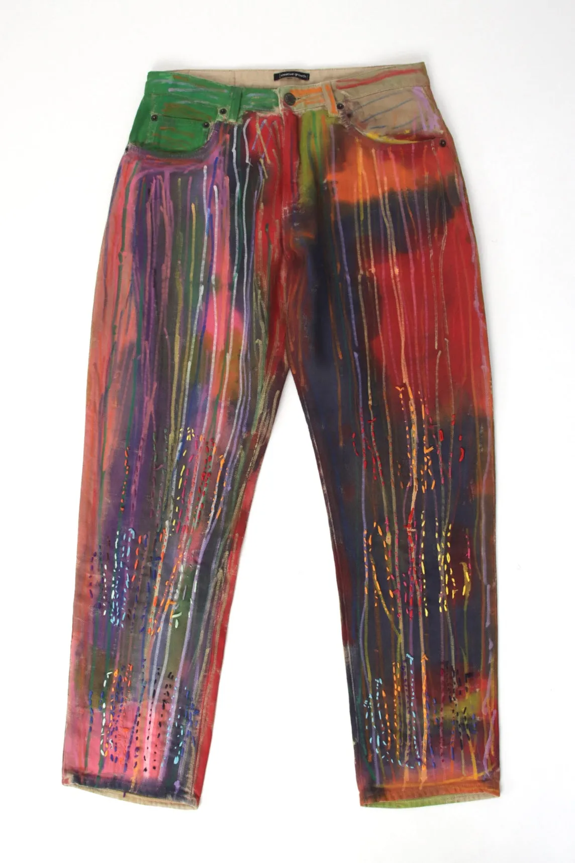 Creative Growth Lisa Lipton x 6397 Hand Painted Pants*