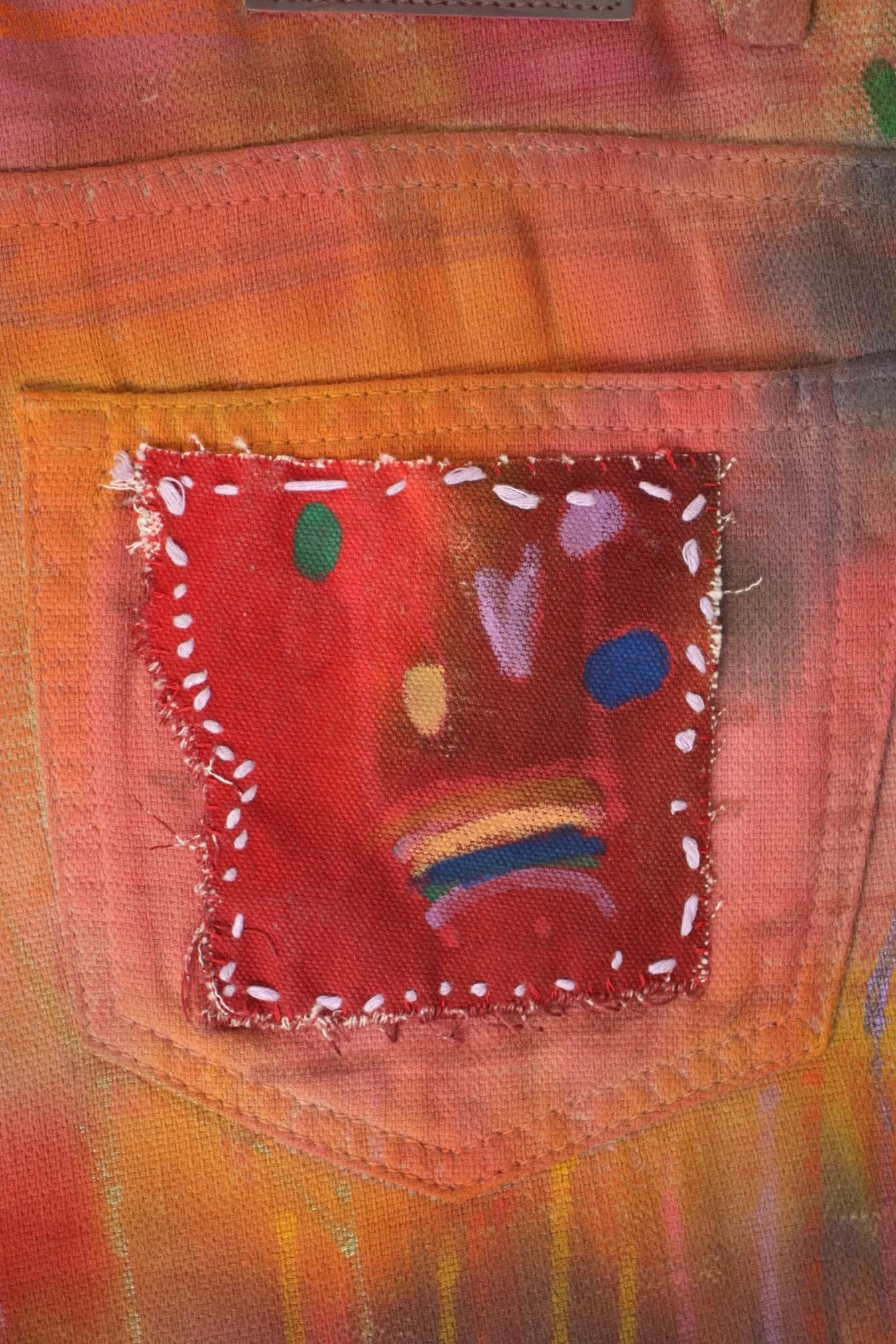 Creative Growth Lisa Lipton x 6397 Hand Painted Pants*