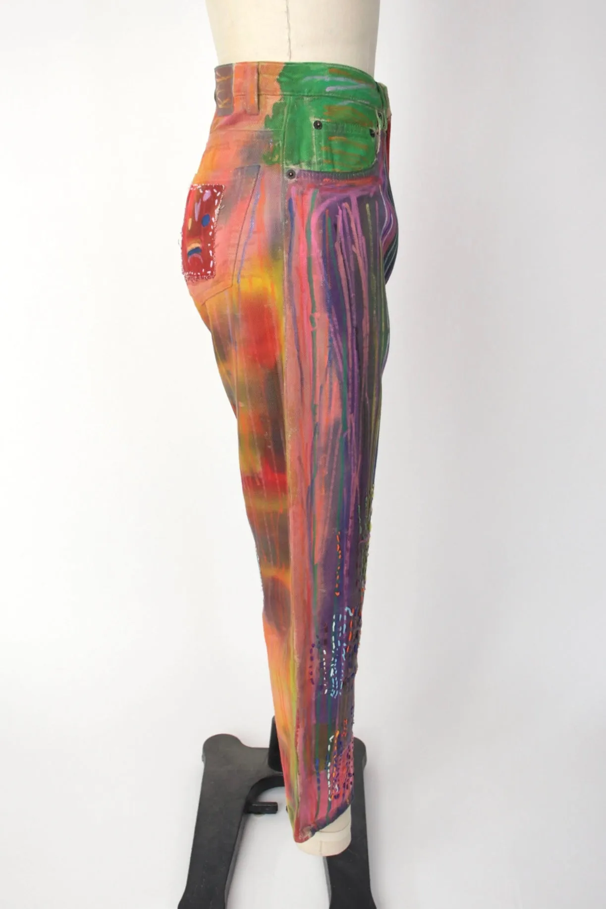 Creative Growth Lisa Lipton x 6397 Hand Painted Pants*