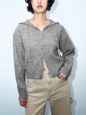Crew Neck Loose Knitted Cardigans