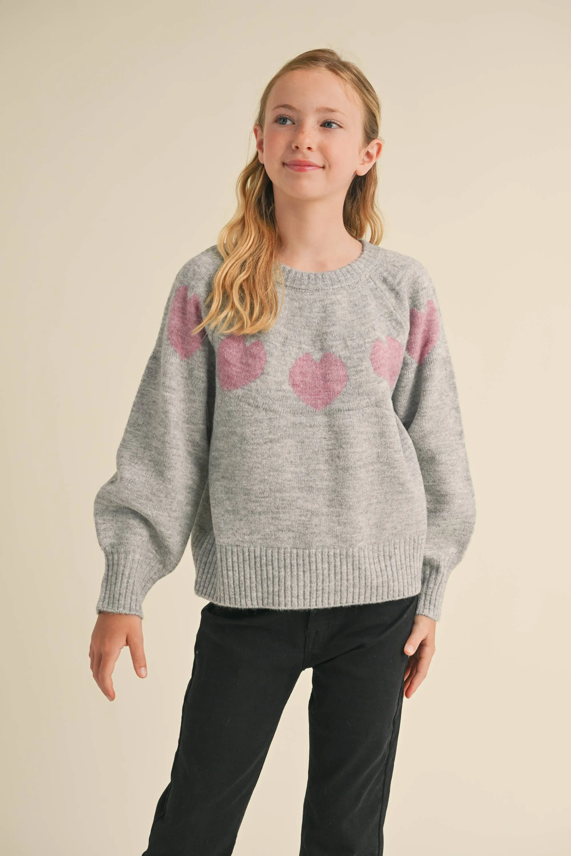 CREW NECK RAGLAN SWEATER