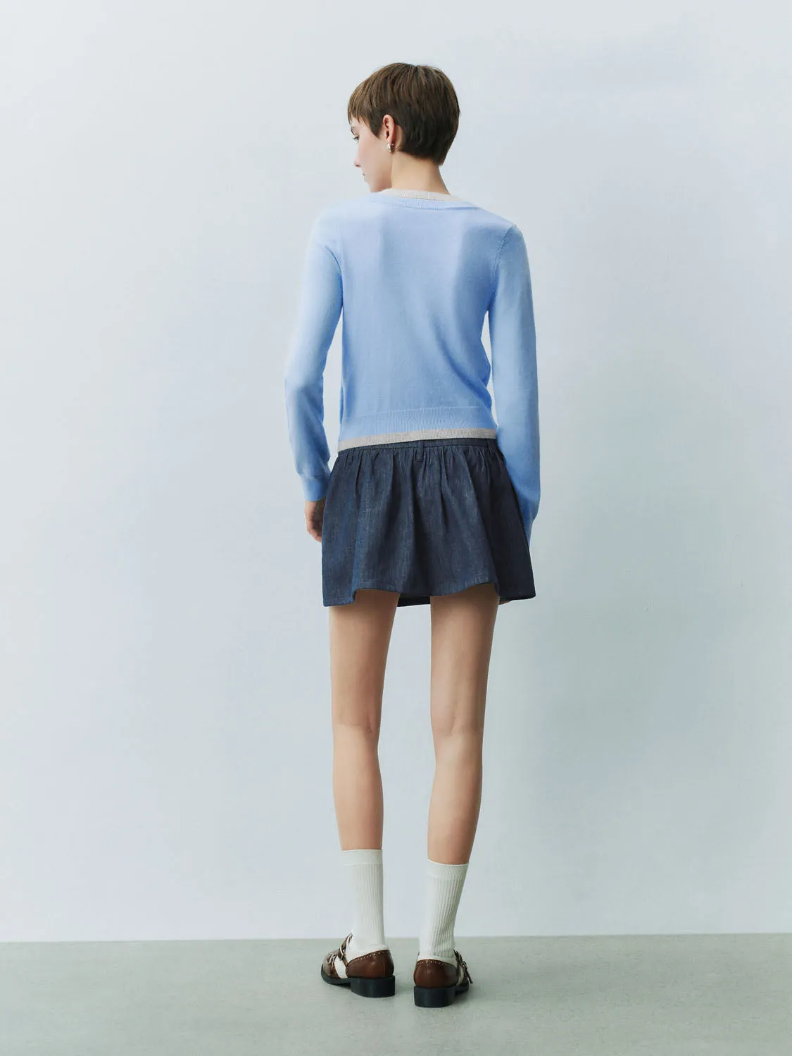 Cropped Knitted Cardigans