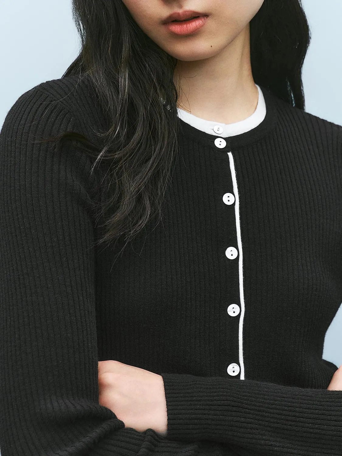 Cropped Knitted Cardigans