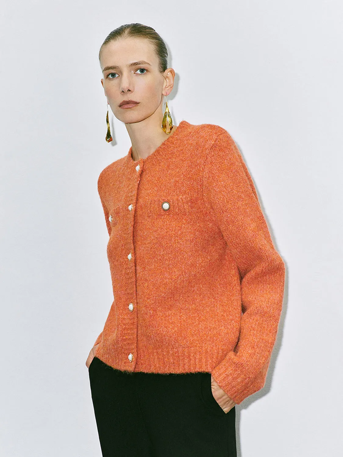Cropped Knitted Cardigans