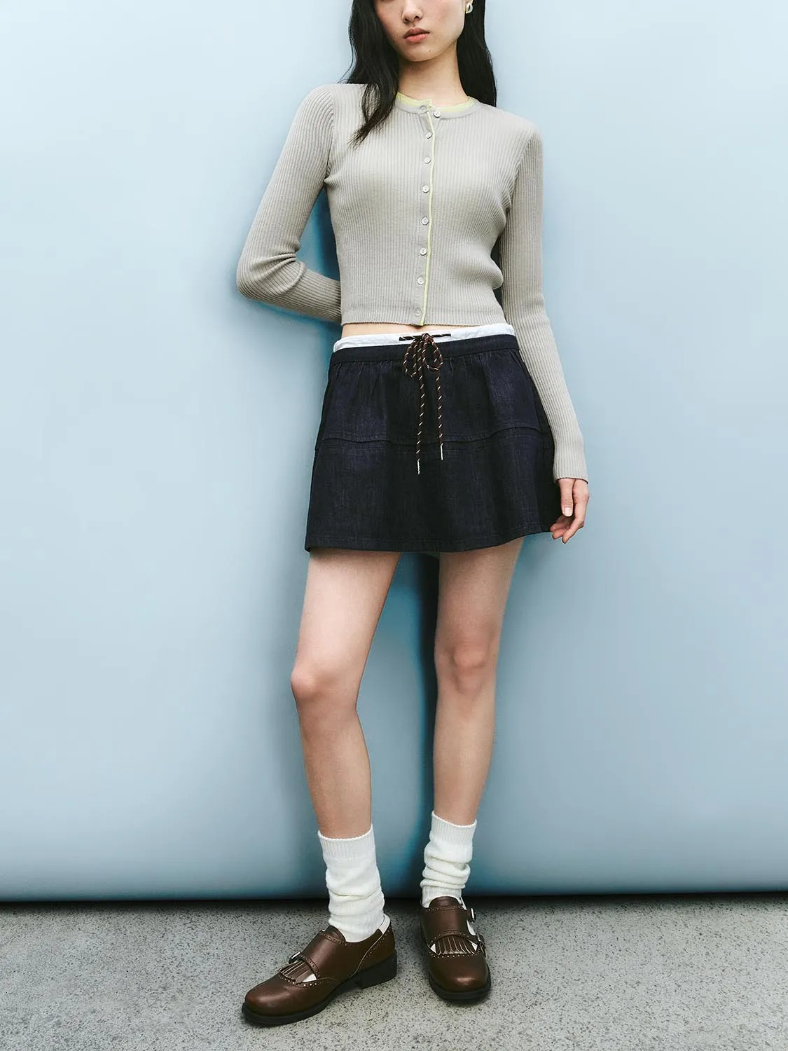 Cropped Knitted Cardigans
