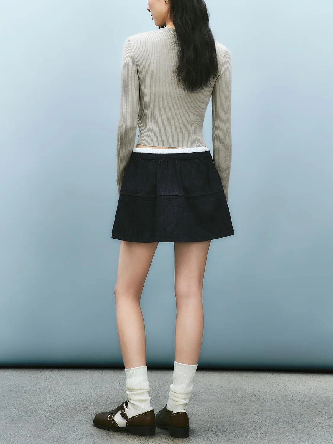 Cropped Knitted Cardigans