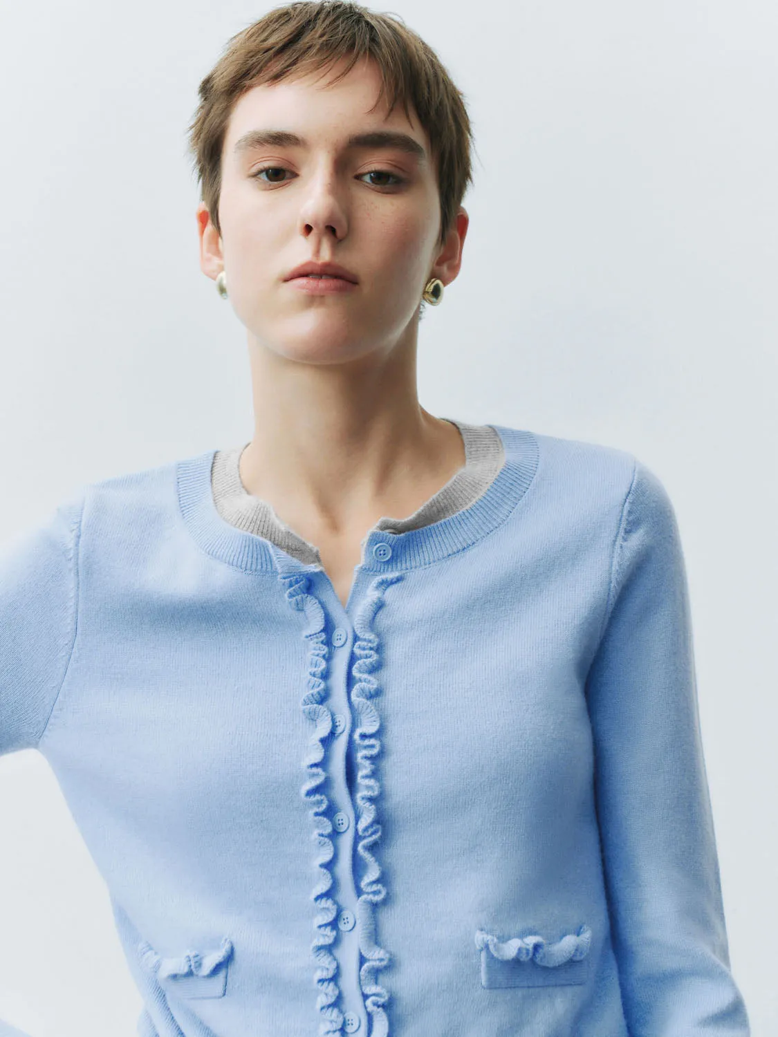 Cropped Knitted Cardigans