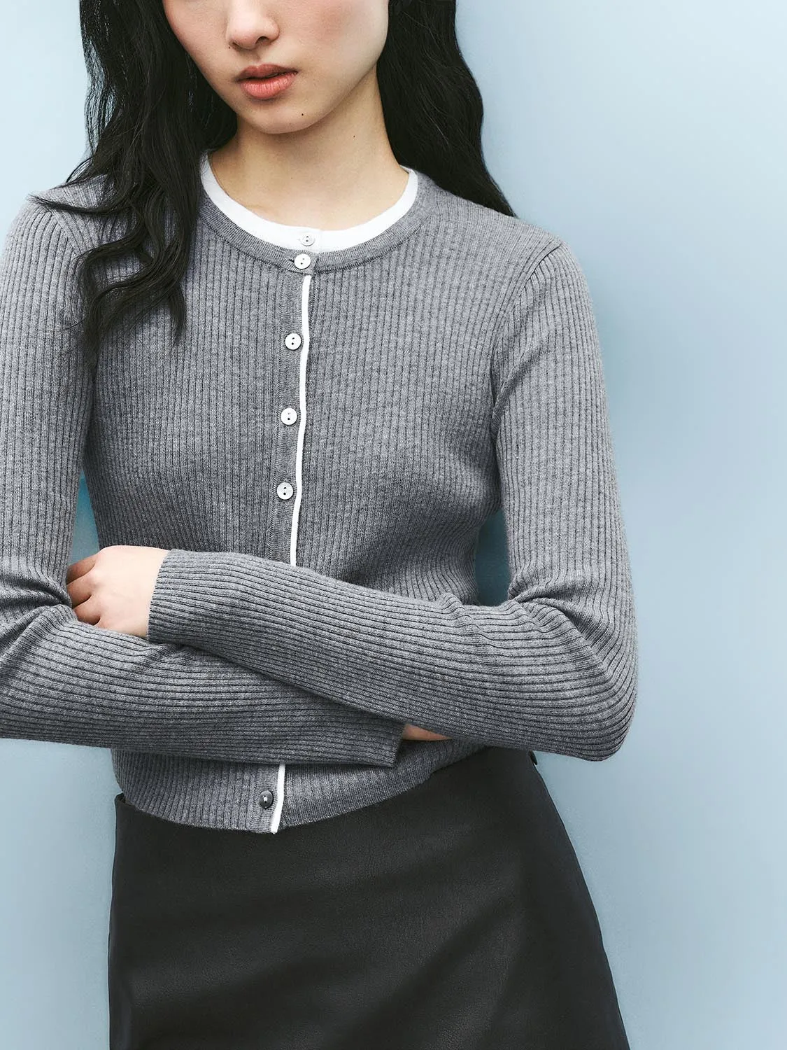 Cropped Knitted Cardigans