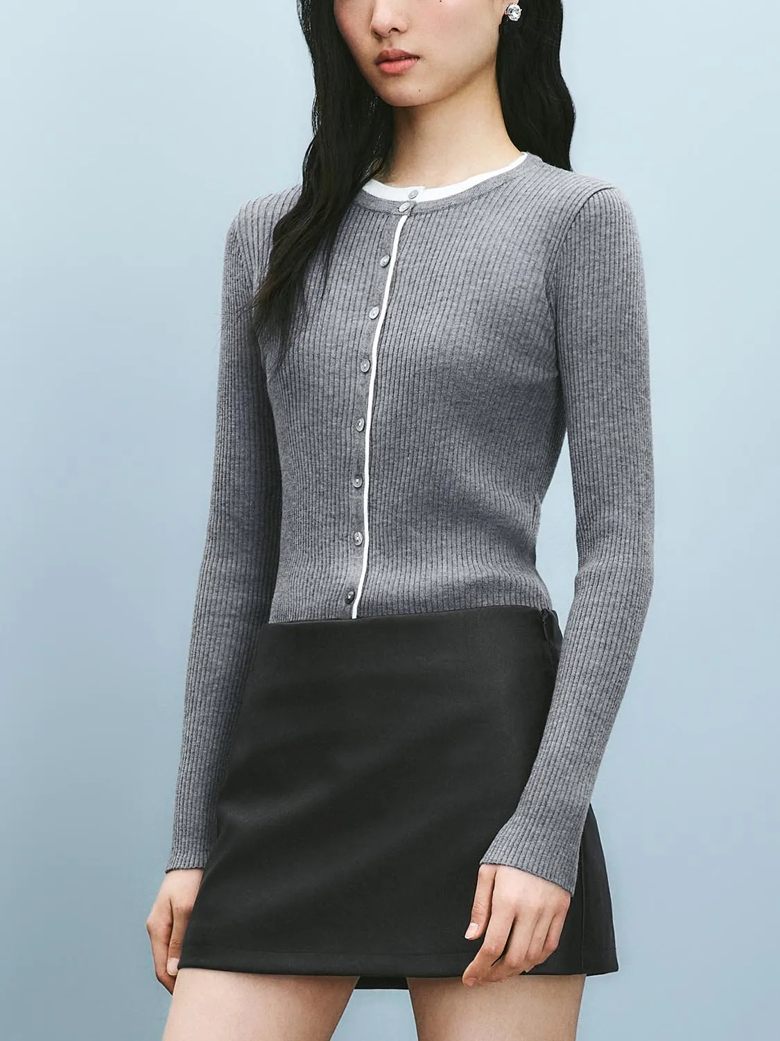 Cropped Knitted Cardigans