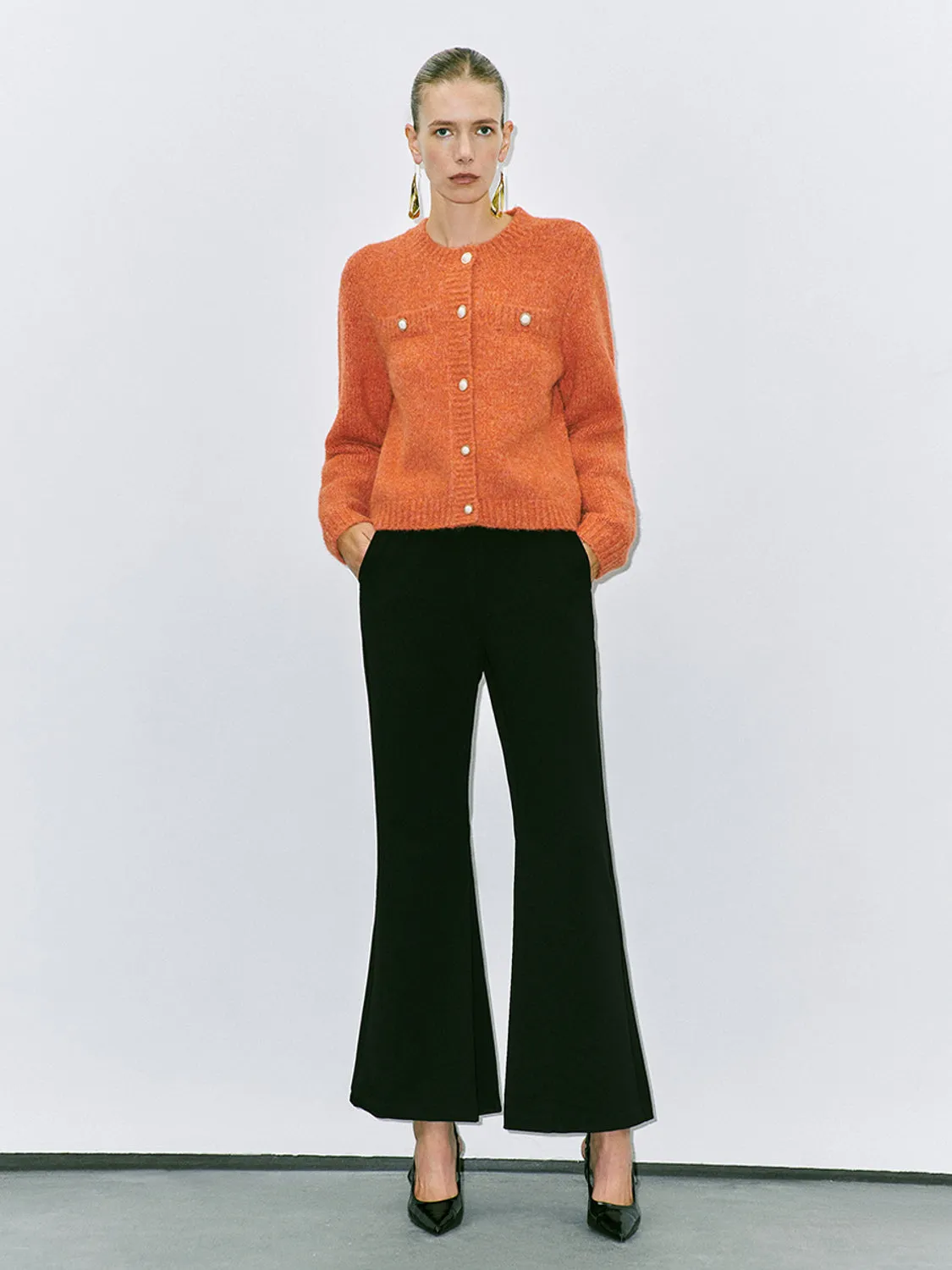 Cropped Knitted Cardigans
