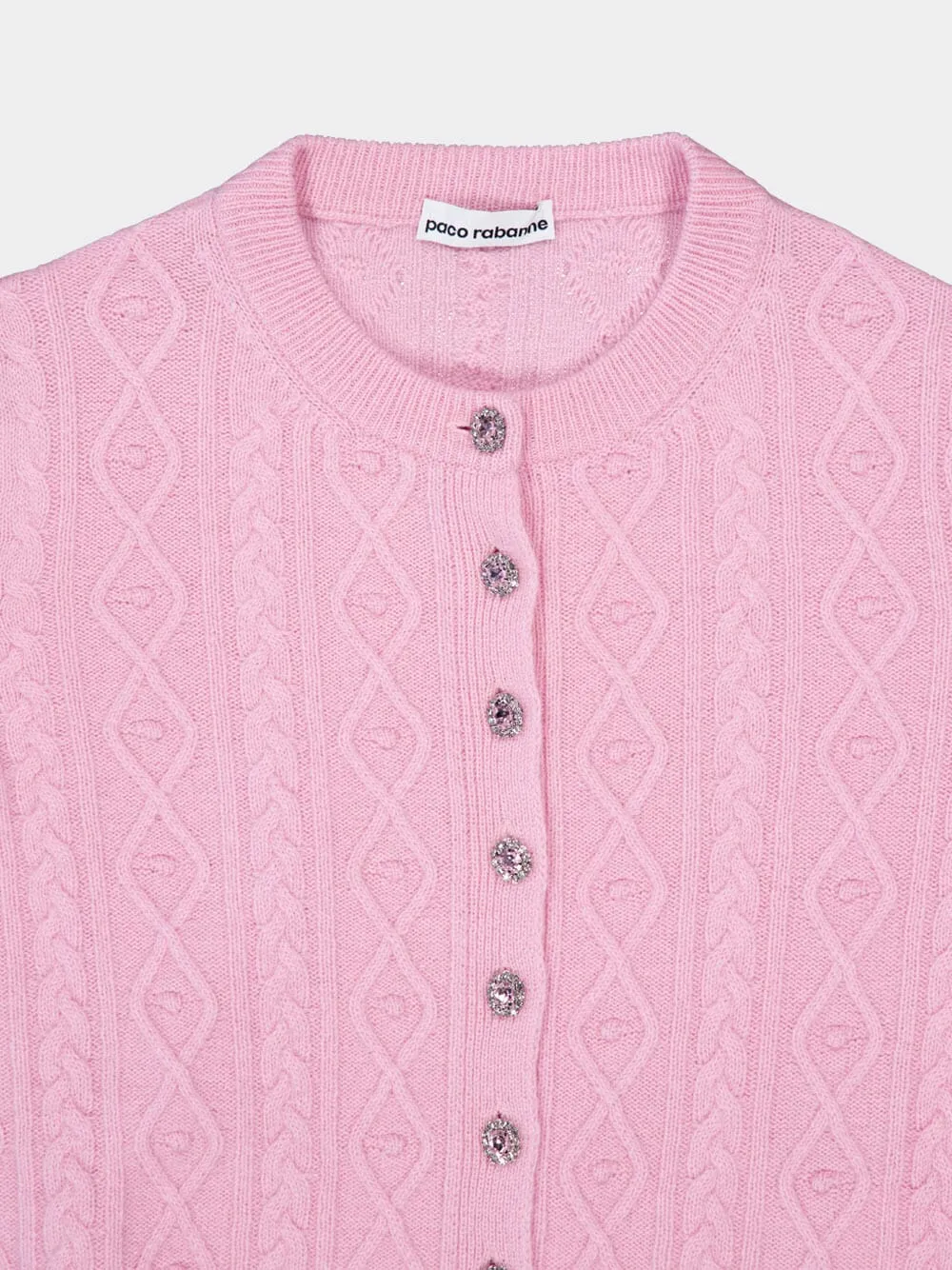 Crystal-Embellished Cashmere Cardigan