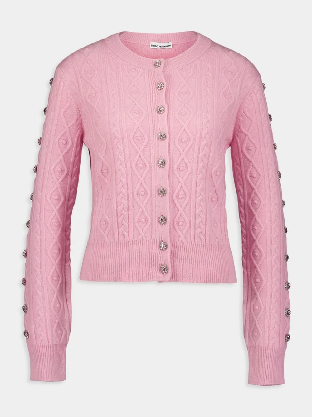 Crystal-Embellished Cashmere Cardigan