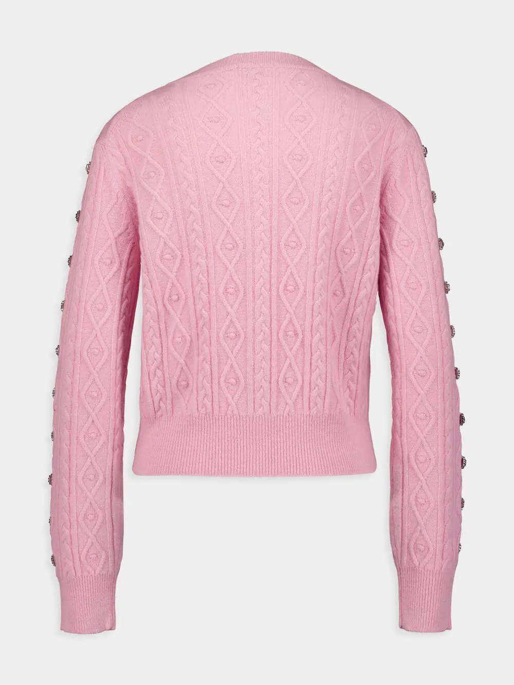 Crystal-Embellished Cashmere Cardigan