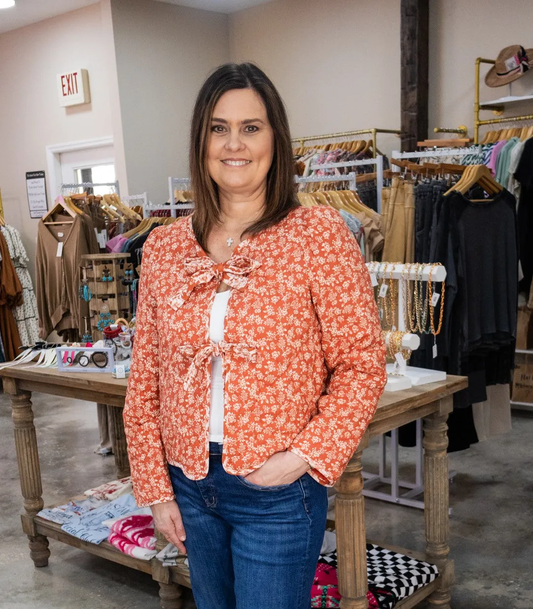 Ditzy Floral Quilted Jacket