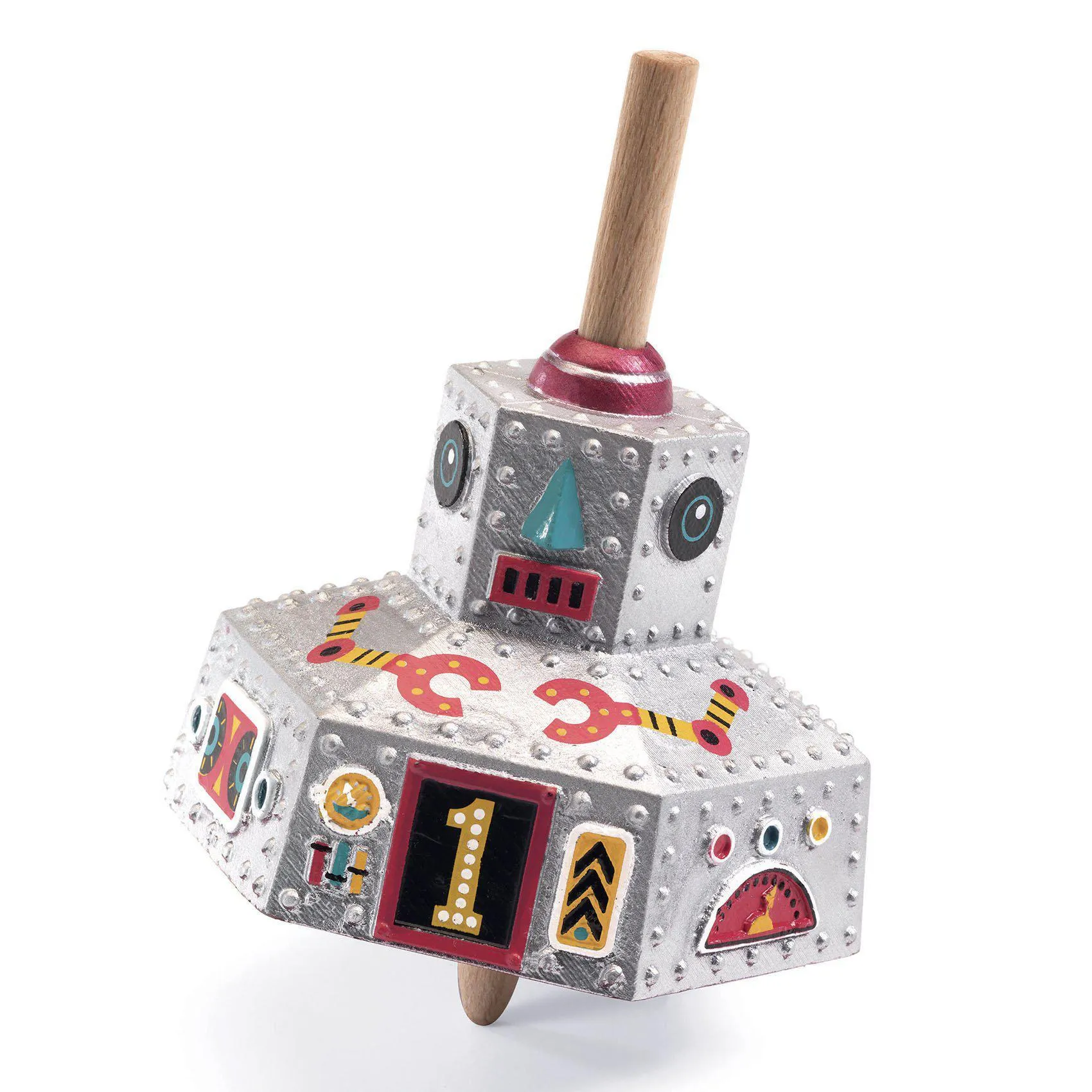 Djeco - Robot spinning top
